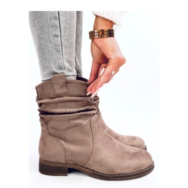 Wonger Botas rasas clássicas Khaki - Inello bege 1