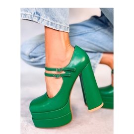 Bombas de plataforma Loit Green - Inello verde 1