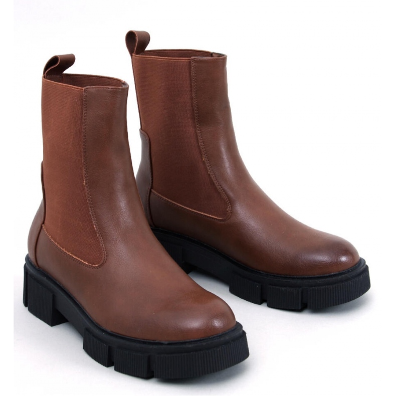 Botas Chelsea Sneed Camel Feminina - Inello marrom 1