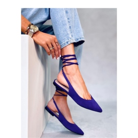 Dentoni Sapatilhas de balé roxas com cadarço - Inello roxo 1