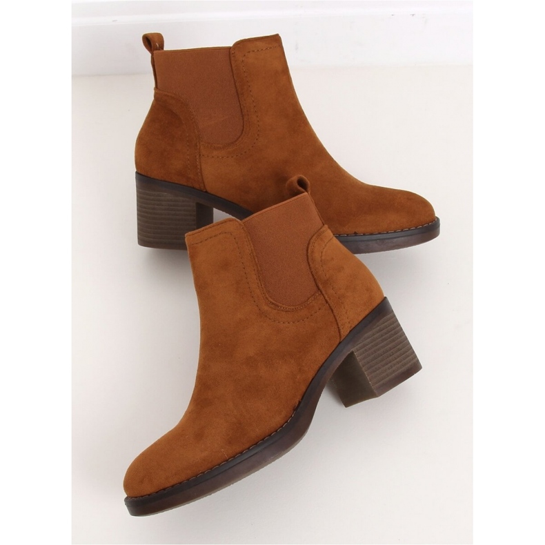 Botins Camel Salto Largo UK18P Camel - Inello castanho 1