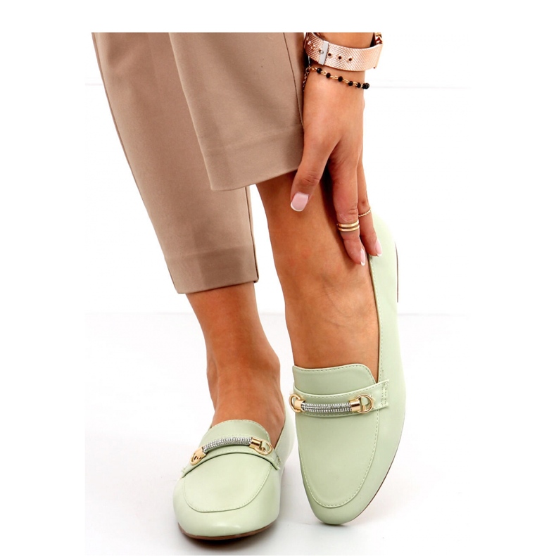 Mocassins femininos Gessa Green - Inello verde 1