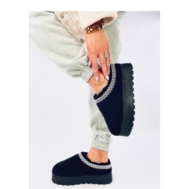 Botas de neve curtas Lamb Black com pele de carneiro - Inello preto 1 Botas de neve curtas Lamb Black com pele de carneiro - Inello preto 1