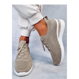 Leakes Calça esportiva com cunha Khaki - Inello marrom 1