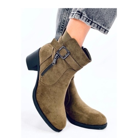 Botins clássicos de salto alto Irving Green - Inello verde 2