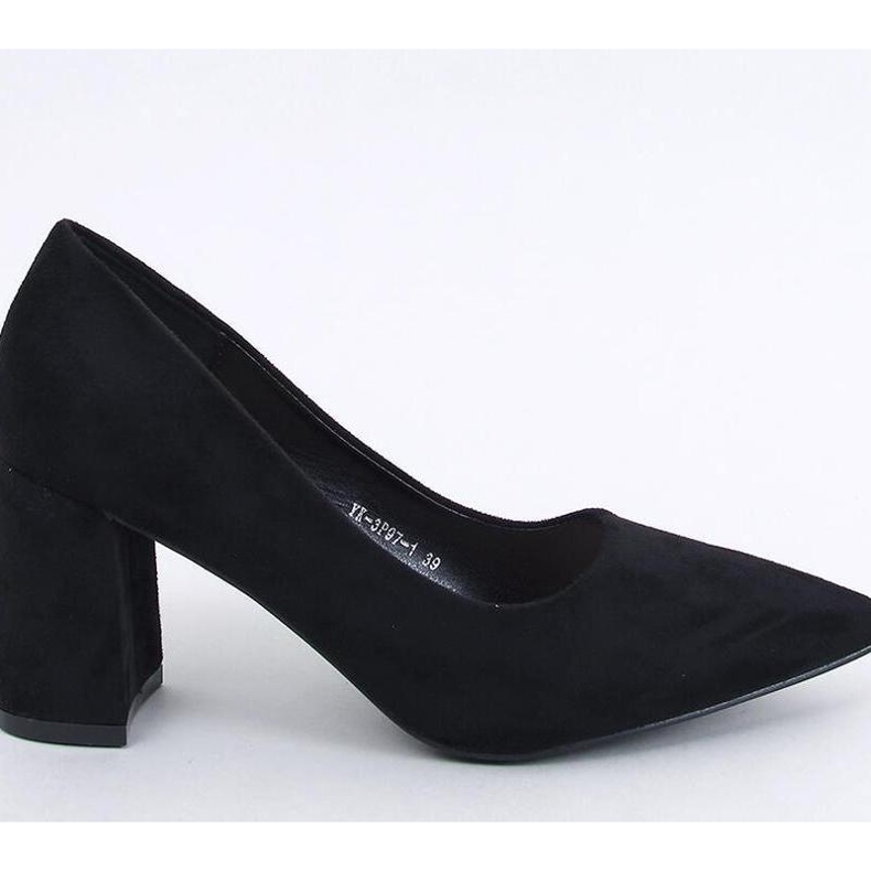 Clairay Scarpin preto com salto largo - Inello 1