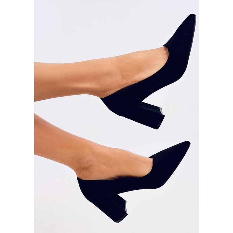 Clairay Scarpin preto com salto largo - Inello 2 Clairay Scarpin preto com salto largo - Inello 2