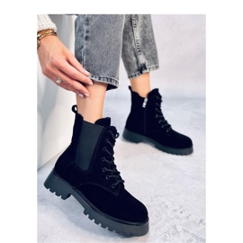 Franti Bota Chelsea preta com cadarço - Inello preto 2 Franti Bota Chelsea preta com cadarço - Inello preto 2
