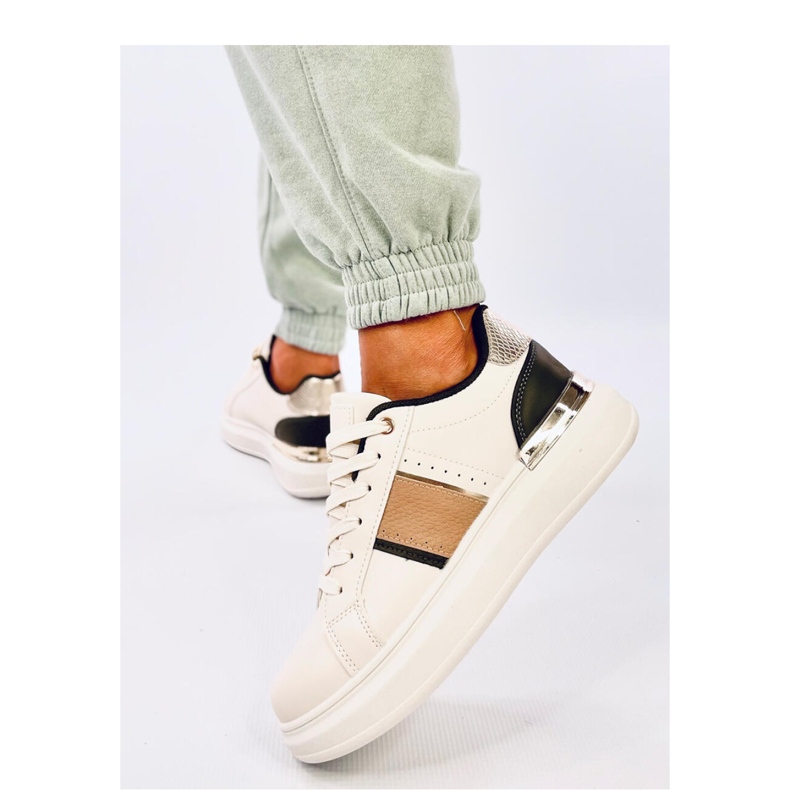 Holms Tênis plataforma verde - Inello bege 1