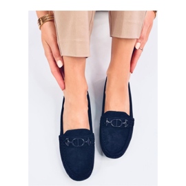 Mocassins femininos de camurça Trabei Navy - Inello 1