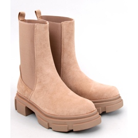 Magers Botas Chelsea cano alto Khaki - Inello bege 1