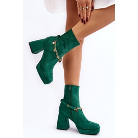 Step in style Botas Modelo Tiselo 168-500 Verde – Entre com estilo 2