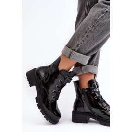 Step in style Botas Modelo S.Barski HY93-91 Preta Lakier - Entre com estilo preto 2