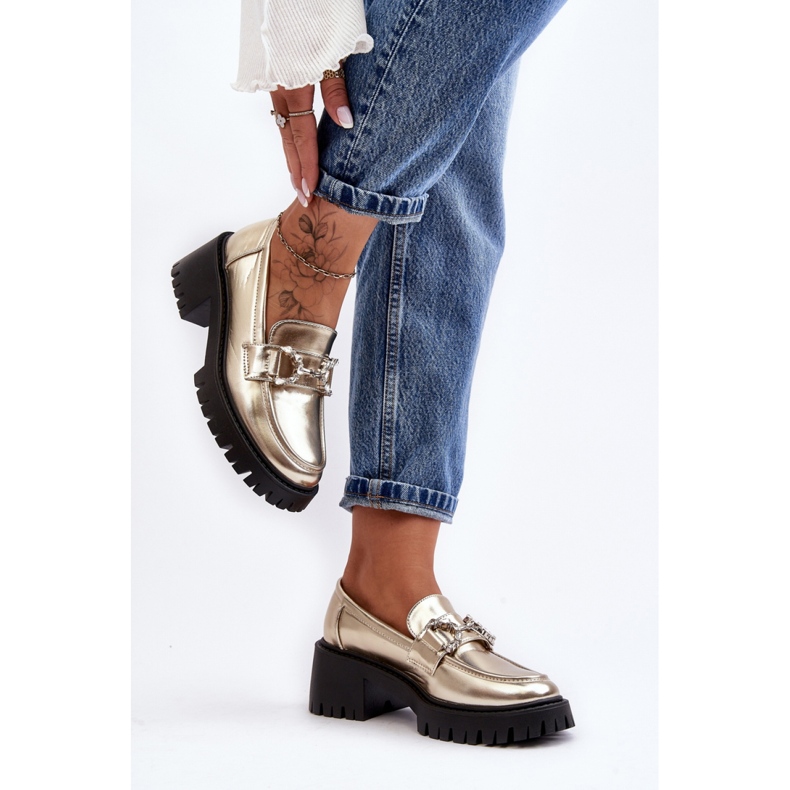 Step in style Sapatos Modelo Lemmitty 2646-4 Ouro - Entre com estilo amarelo 1