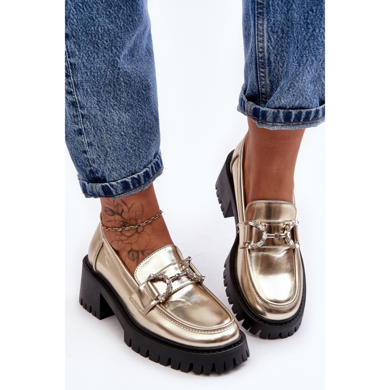 Step in style Sapatos Modelo Lemmitty 2646-4 Ouro - Entre com estilo amarelo 2