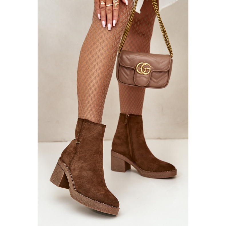 Step in style Botas Modelo Arkesia KE219 Khaki - Entre com estilo marrom 1