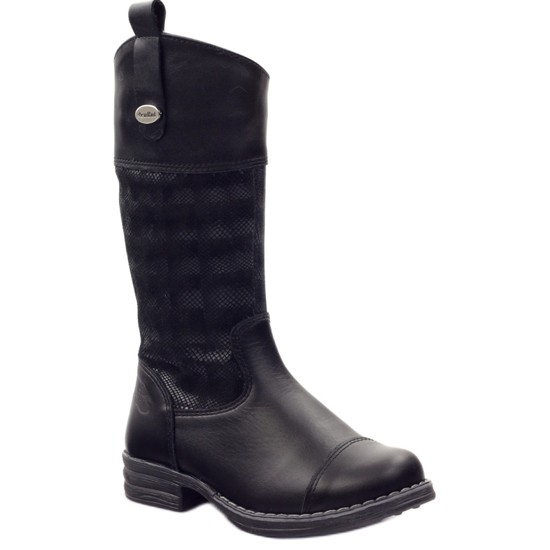 Ren But Botas femininas de couro 322 3d preto Ren, mas 1