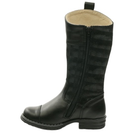 Ren But Botas femininas de couro 322 3d preto Ren, mas 2