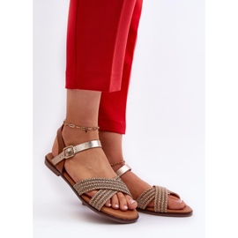 Step in style Sandálias Modelo S.Barski MY923 Marrom - Entre com estilo 1