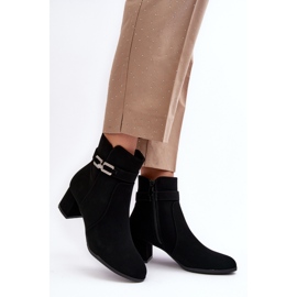 Step in style Botas Modelo Numissa S-1106 Pretas - Entre com estilo preto 1