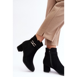 Step in style Botas Modelo Numissa S-1106 Pretas - Entre com estilo preto 2