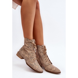 Step in style Botas Modelo Maciejka 06391-04 Bege - Entre com estilo 1
