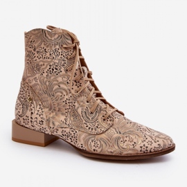 Step in style Botas Modelo Maciejka 06391-04 Bege - Entre com estilo 2