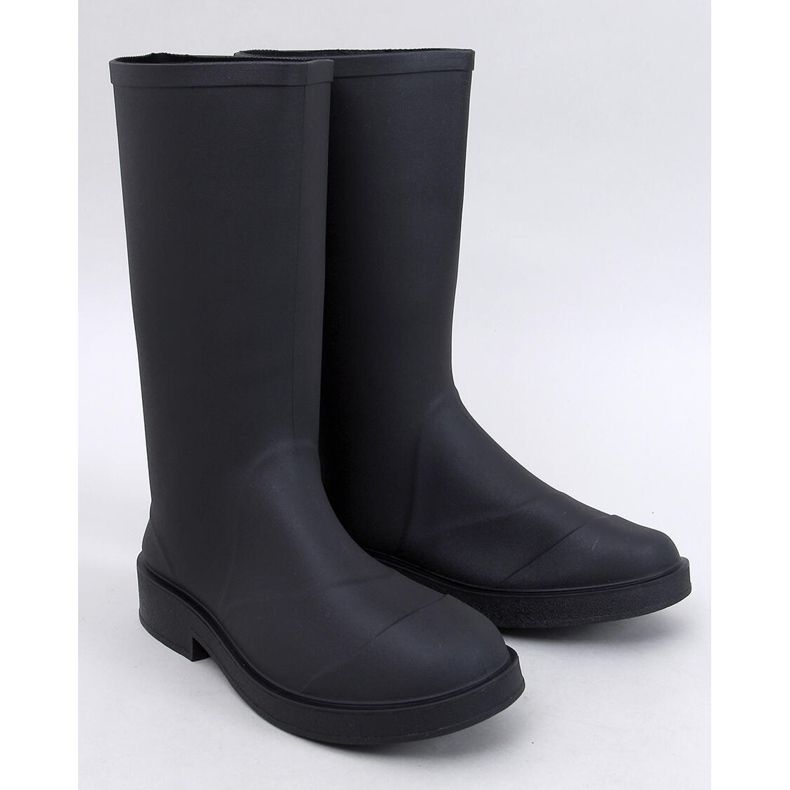 Wellingtons foscos femininos Meness Black preto 1