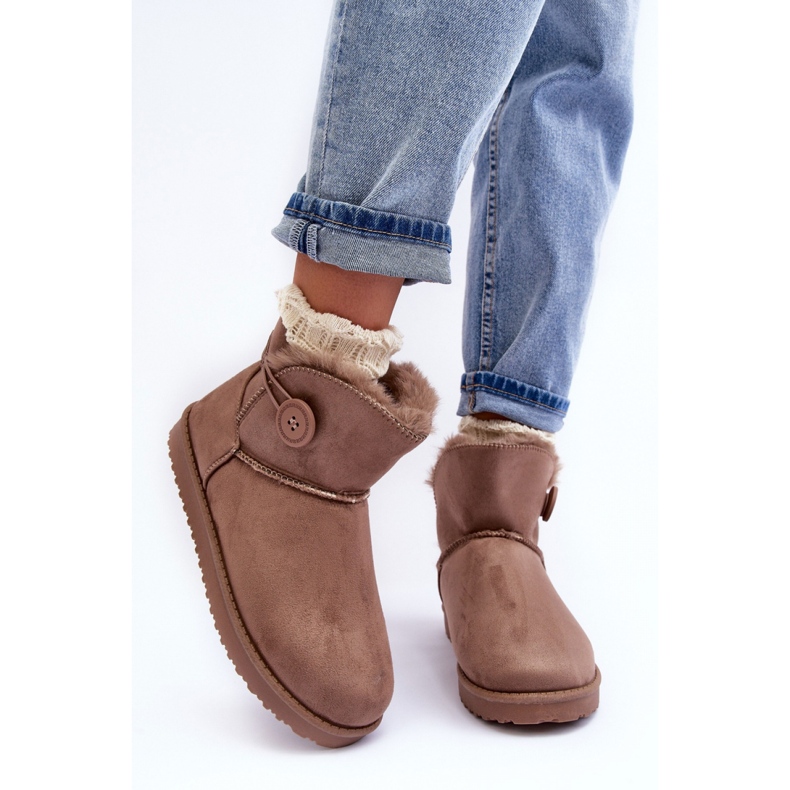 Step in style Botas de neve Modelo Siriol VL200P Bege Escuro - Entre com estilo 1