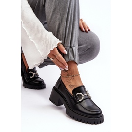 Step in style Sapatos Modelo Lemmitty 2646-1 Couro preto - Entre com estilo 2