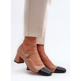 Step in style Scarpin Modelo Laura Messi 2846 Marrom - Entre com estilo 1