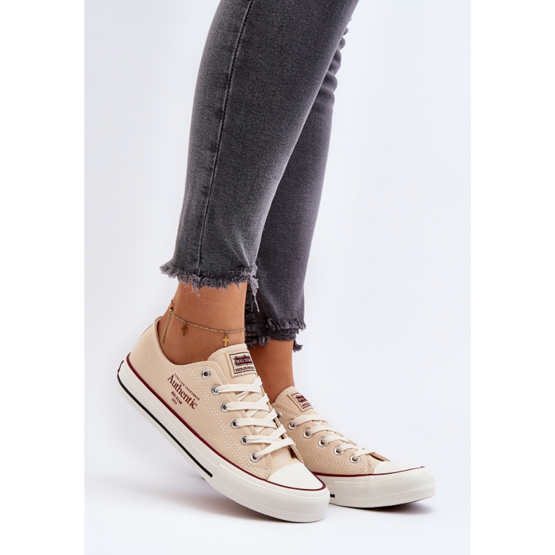Step in style Tênis modelo Big Star NN274236 Bege - Entre com estilo 1 Step in style Tênis modelo Big Star NN274236 Bege - Entre com estilo 1