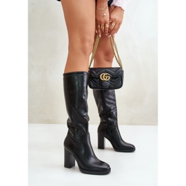 Step in style Botas Modelo Riamaya CHC295 Preta - Entre com estilo preto 1