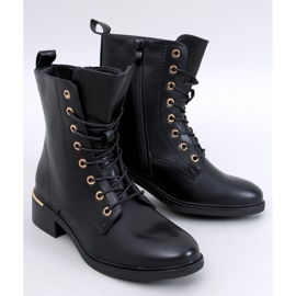 Ango Botas pretas com cadarço preto 1