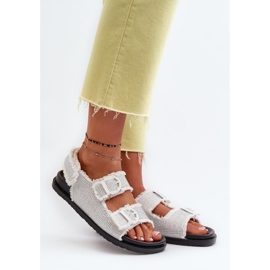 Step in style Sandálias Modelo Irmale H8-698 Brancas - Entre com estilo branco 1