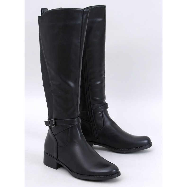 Botas com parte superior flexível Lappen Black preto 1 Botas com parte superior flexível Lappen Black preto 1