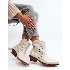 Step in style Botas Modelo Zazoo 2870/004 Prata – Entre com estilo cinza 2