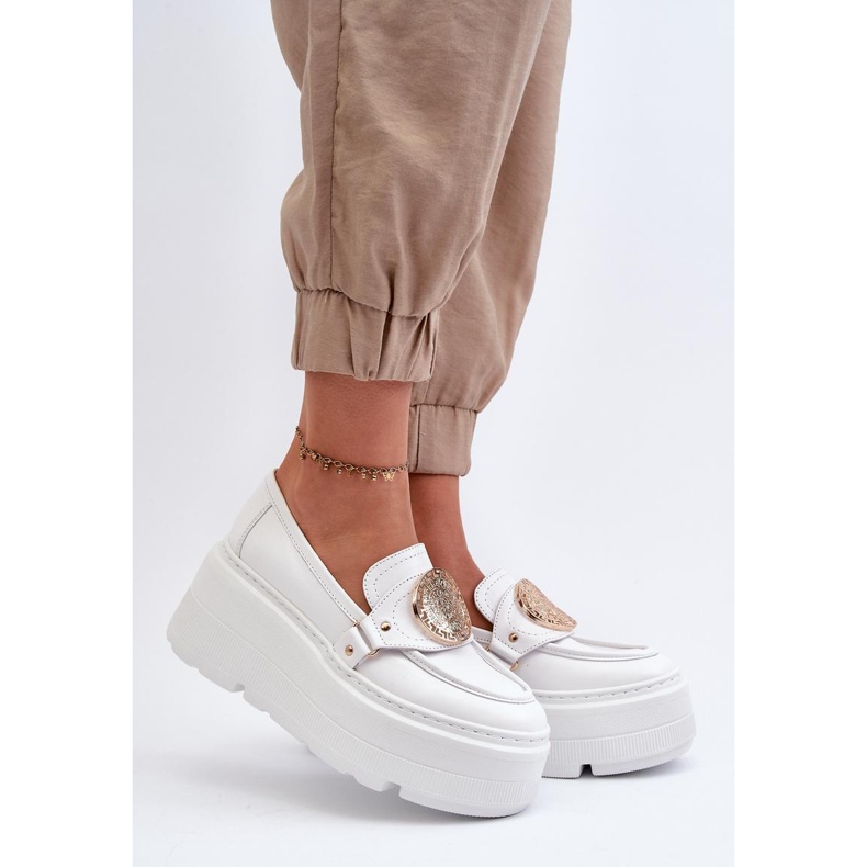 Step in style Mocassins Modelo Zazoo 3458 Branco – Entre com estilo 1