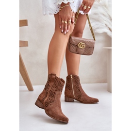 Step in style Botas Modelo Lewski 3305/2 Marrom – Entre com estilo 1