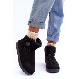 Botas de neve para mulheres negras preto 1