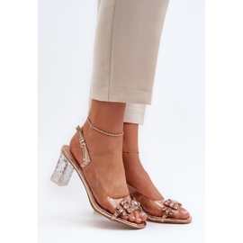 Step in style Sandálias Modelo Da MR38-444 Ouro Rosa - Entre com estilo 1