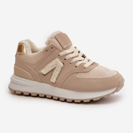 Step in style Calçado Esportivo Modelo Ciamara 55-32 Bege - Entre com estilo 2