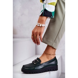 Sapatos femininos na plataforma Verde 1