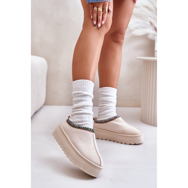 Step in style Chinelos Modelo Neroma 877-1 Bege Claro - Entre com estilo 1