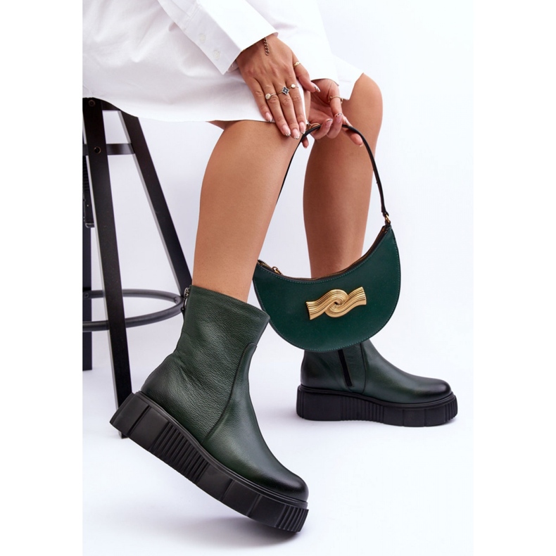Step in style Botas Modelo Jenefer 60369 Verde – Entre com estilo 1