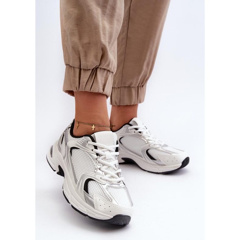 Calçados esportivos femininos da moda Branco/Preto 1