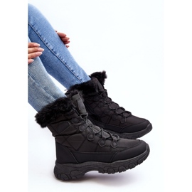 Step in style Botas de neve Vittor modelo 23SN26-6568 Pretas - Entre com estilo preto 2