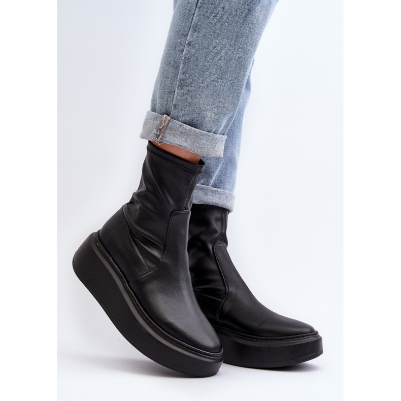 Step in style Botas Modelo Zazoo 3395 Pretas – Entre com estilo preto 1