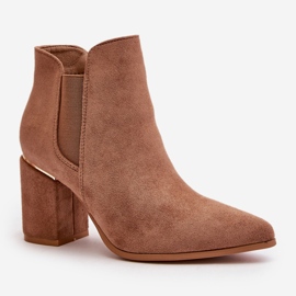 Step in style Botas Modelo Daivine YY-27 Marrom – Entre com estilo castanho 2