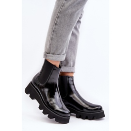 Botins rasos femininos Laura Messi pretos 1